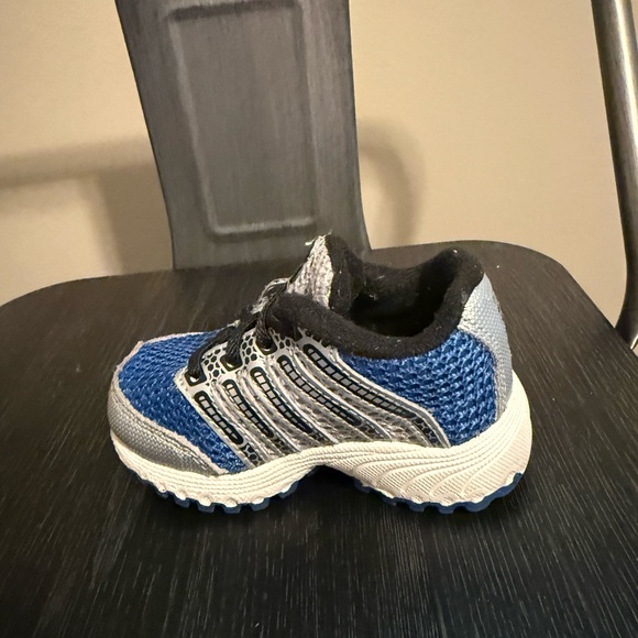 K-Swiss Infant 3 Sneakers – Blue Silver Mesh Baby Athletic Shoes - Picture 5 of 9